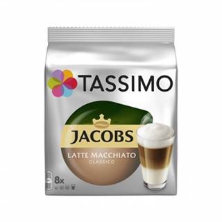 Kapsle, náplně kapsle tassimo jacobs latte macchiato, 8+8ks