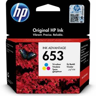 Cartridge HP 3YM74AE, 653, Tri-color