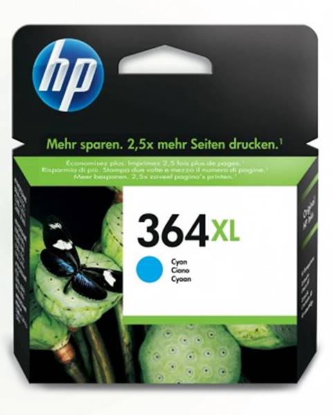 HP Cartridge HP CB323EE, 364XL, azurová