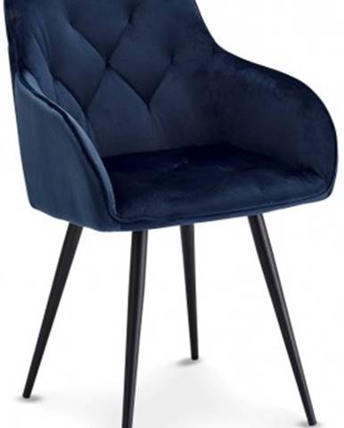 Jídelní židle jídelní židle fergo modrá, černá