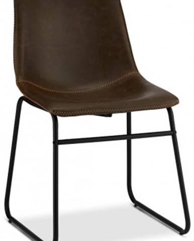 Jídelní židle jídelní židle guaro tmavě hnědá, černá