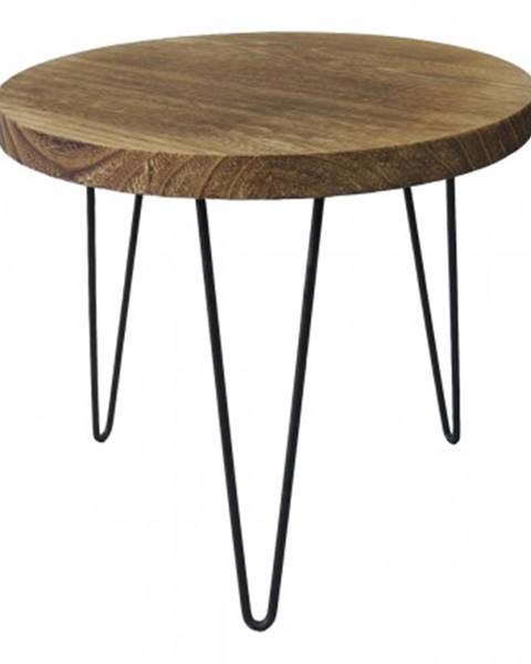StarDeco Konfereční stolek - dřevěný konferenční stolek shape 34x31x34