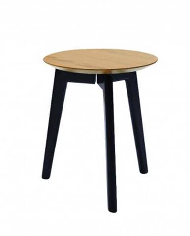 Konfereční stolek - dřevěný konferenční stolek st202007 dub / černý