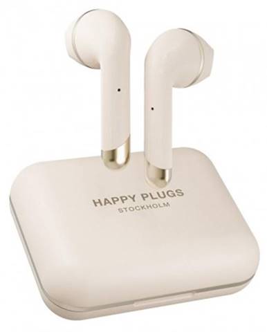True Wireless sluchátka Happy Plugs Air 1 Plus, zlatá