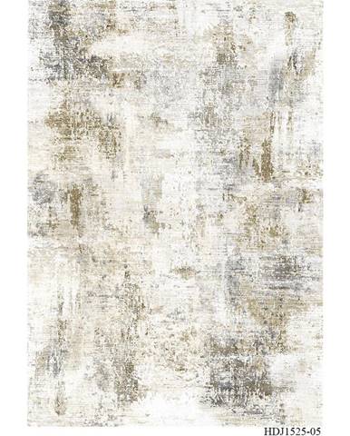 Novel VINTAGE KOBEREC, 160/230 cm, hnědá, šedá, bílá - hnědá, šedá, bílá
