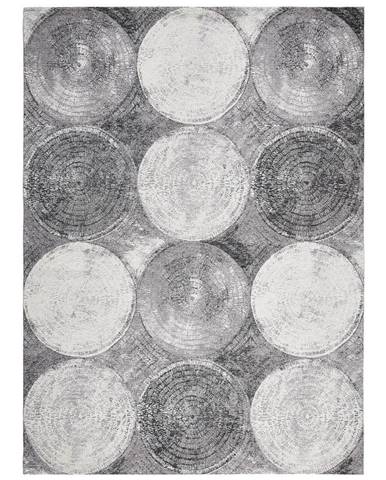 Novel VINTAGE KOBEREC, 120/180 cm, šedá, černá, bílá - šedá, černá, bílá