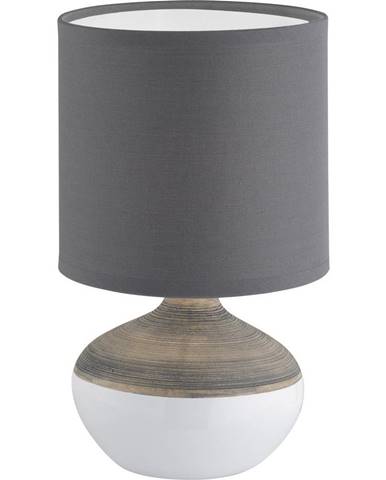 STOLNÍ LAMPA, E14, 32 cm - šedá