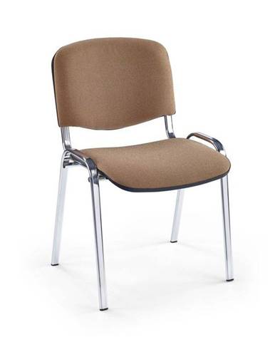 Halmar Konferenční židle Iso, chrom/béžové