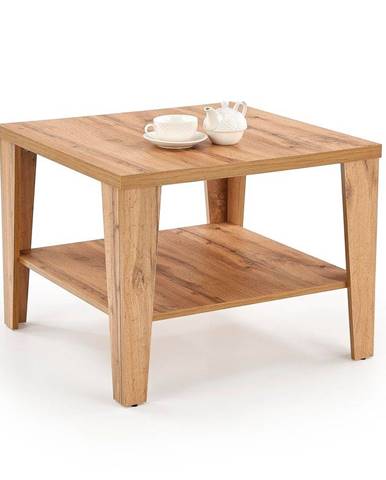 Halmar Konferenční stolek Manta, čtvercový, dub votan
