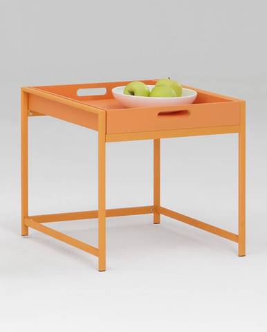 Servírovací stolek ANNIKA oranžový