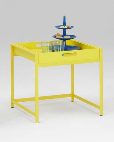 Servírovací stolek ANNIKA žlutý