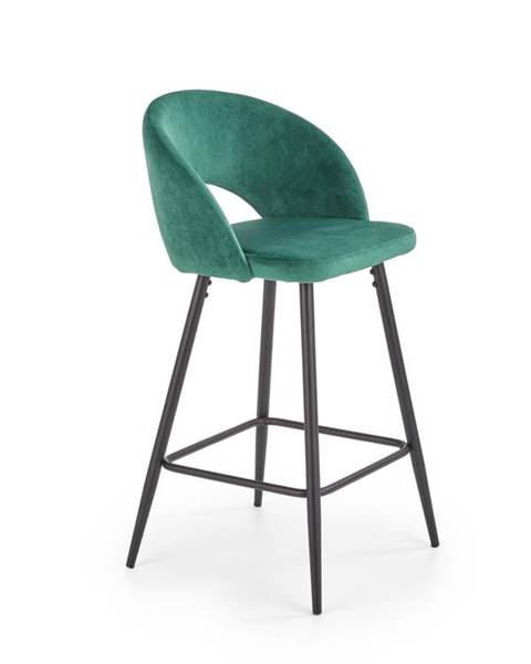 Smartshop Barová židle H-96, tmavě zelená