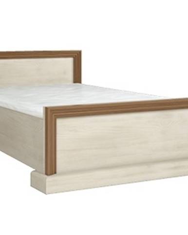 ROYAL postel L1 160x200 cm, borovice norská/dub divoký