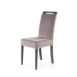 Jídelní židle CLARION, světle šedá/grafit