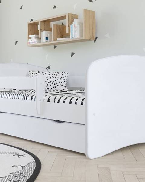 Smartshop Dětská postel bez vzoru BABYDREAMS 80x180 cm, bílá - bed without mattress bez wzoru