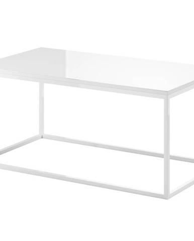 HELIO TYP 99 konferenční stolek, bílá/bílá sklo