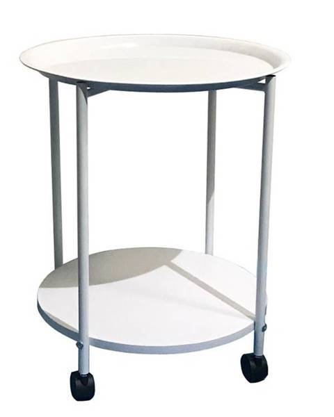 Smartshop DERIN odkládací stolek, bílá