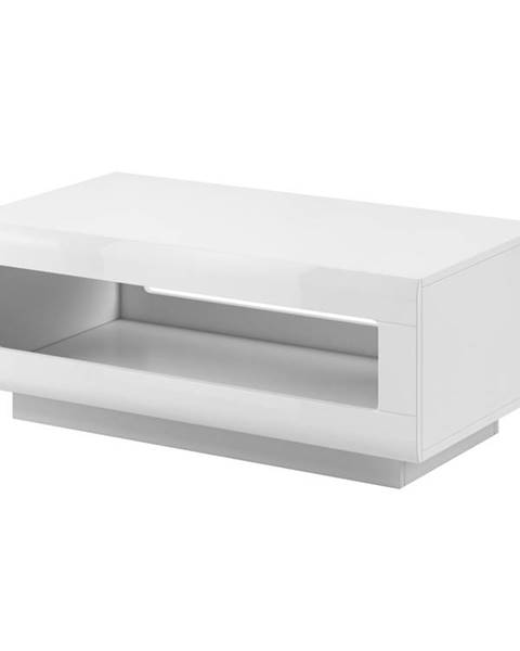 Smartshop TULSA konferenční stolek TYP 99, bílá/bílý lesk