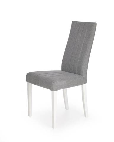 Jídelní židle DIEGO, bílá/světle šedá
