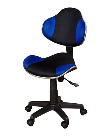 Kancelářská židle NOVA, modro/černá barva