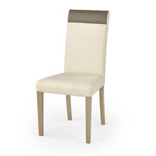 Jídelní židle NORBERT, dub sonoma/krémová
