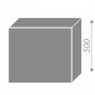 TITANIUM, skříňka horní na digestoř W8 60, korpus: grey, barva: fino bílé