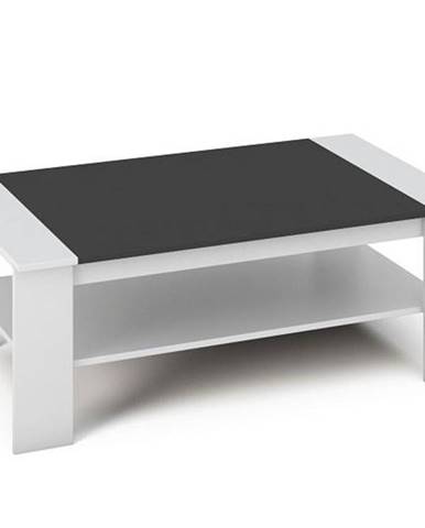 BAKER konferenční stolek, bílá/černá