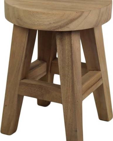 Stolička z neopracovaného dřeva mungur HSM collection Bubble, 36 x 48 cm