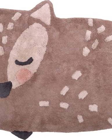Dětský bavlněný ručně vyrobený koberec Nattiot Little Deer, 70 x 110 cm