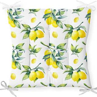 Podsedák s příměsí bavlny Minimalist Cushion Covers Lemons, 40 x 40 cm
