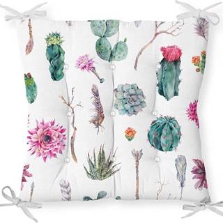 Podsedák s příměsí bavlny Minimalist Cushion Covers Succulent, 40 x 40 cm