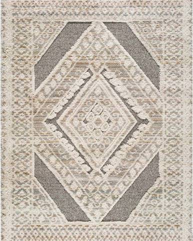 Béžový koberec Universal Piazza Geo, 80 x 150 cm