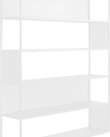 Bílá kovová knihovna Custom Form Hyller, výška 180 cm