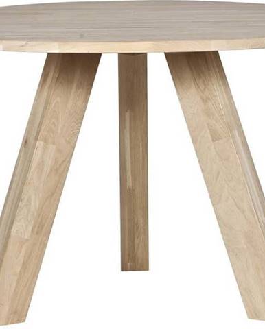 Jídelní stůl z dubového dřeva WOOOD Rhonda, ø 129 cm