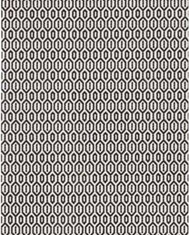 Černo-bílý venkovní koberec NORTHRUGS Coin, 80 x 200 cm