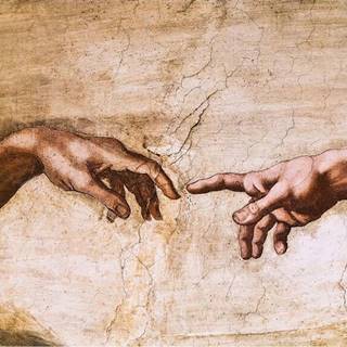 Reprodukce obrazu Michelangelo Buonarroti - Creation of Adam, 70 x 45 cm
