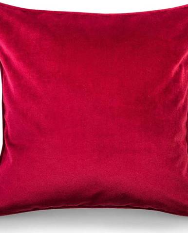 Červený povlak na polštář WeLoveBeds Mystic Burgundy, 50 x 50 cm