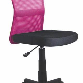 ADK Trade s.r.o. Dětská sítovaná židle Dingo, růžová/černá