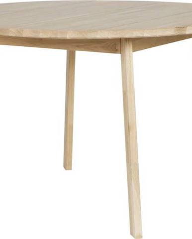 Jídelní stůl z dubového dřeva WOOOD Disc, Ø 120 cm
