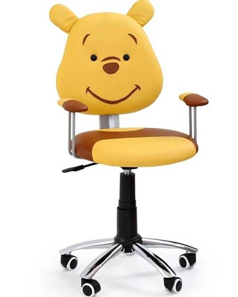 Halmar Halmar Dětská židle Kubus, žlutá