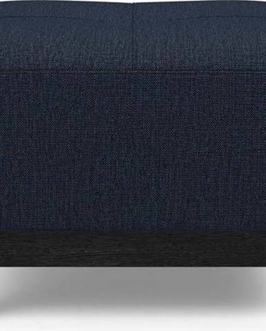 Tmavě modrý puf Innovation Bifrost Mixed Dance Blue, 65 x 64 cm