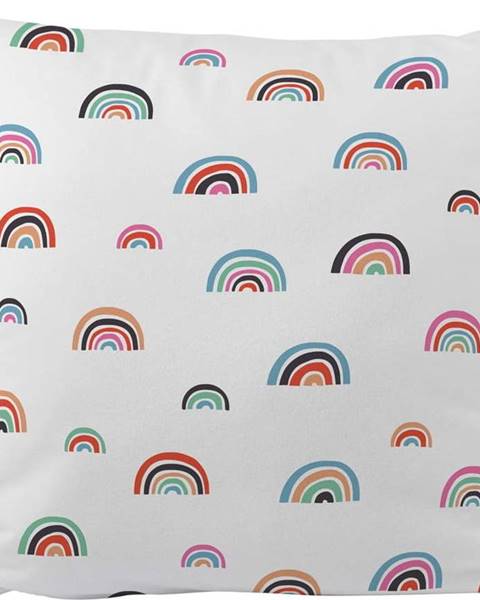 Mr. Little Fox Bavlněný dětský polštář Butter Kings Cute Rainbows, 45 x 45 cm