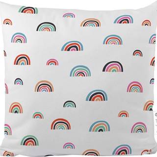 Bavlněný dětský polštář Butter Kings Cute Rainbows, 45 x 45 cm