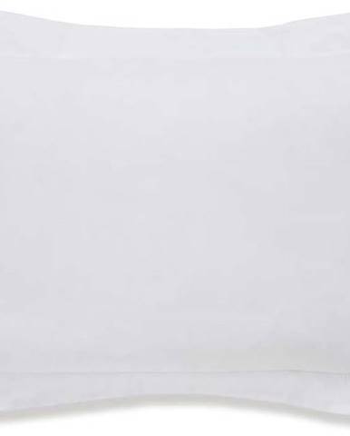 Bílý povlak na polštář z organické bavlny Bianca Oxford Organic, 50 x 75 cm