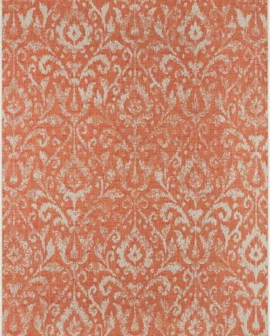 Oranžovo-béžový venkovní koberec NORTHRUGS Hatta, 200 x 290 cm