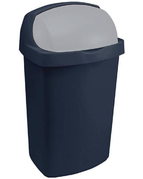 BAUMAX Odpadkový koš "ROLL TOP" 25l modro/šedý 145446
