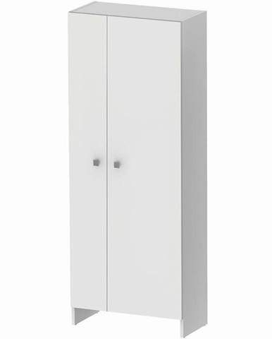 Vysoká skříňka bílá Rubid 2D0S 60
