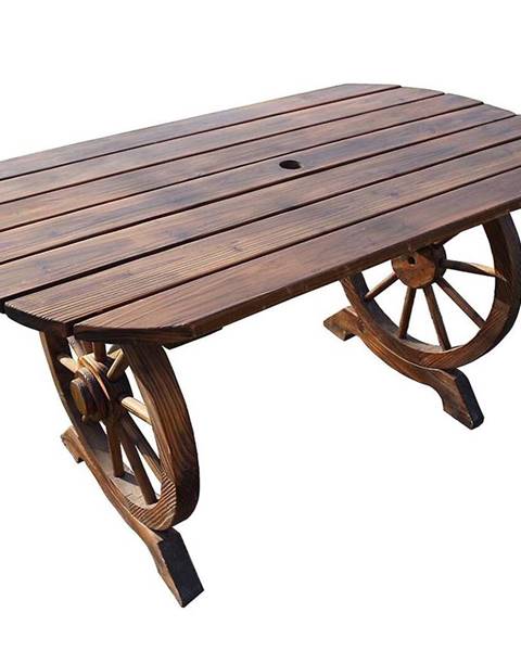 BAUMAX Dřevěný stůl 120x65x68