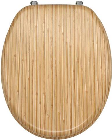 Sedátko dýhované dřevo WC/BAMBUS