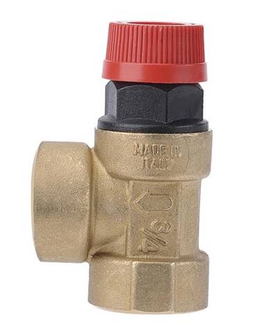 Pojistný ventil s páčkou pro bojler 1/2˝ 3 bar